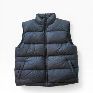 MEC Mountain Equipment Co-op Down Puffer Vest Black Outdoor Hiking Size XL